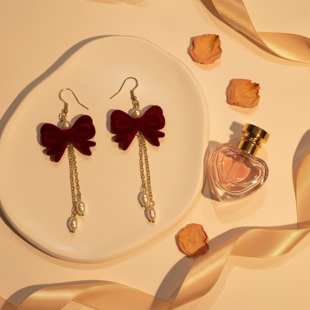 The Scarlet Earrings