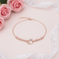 The Blossom Kitten Bracelet — Blush Petal