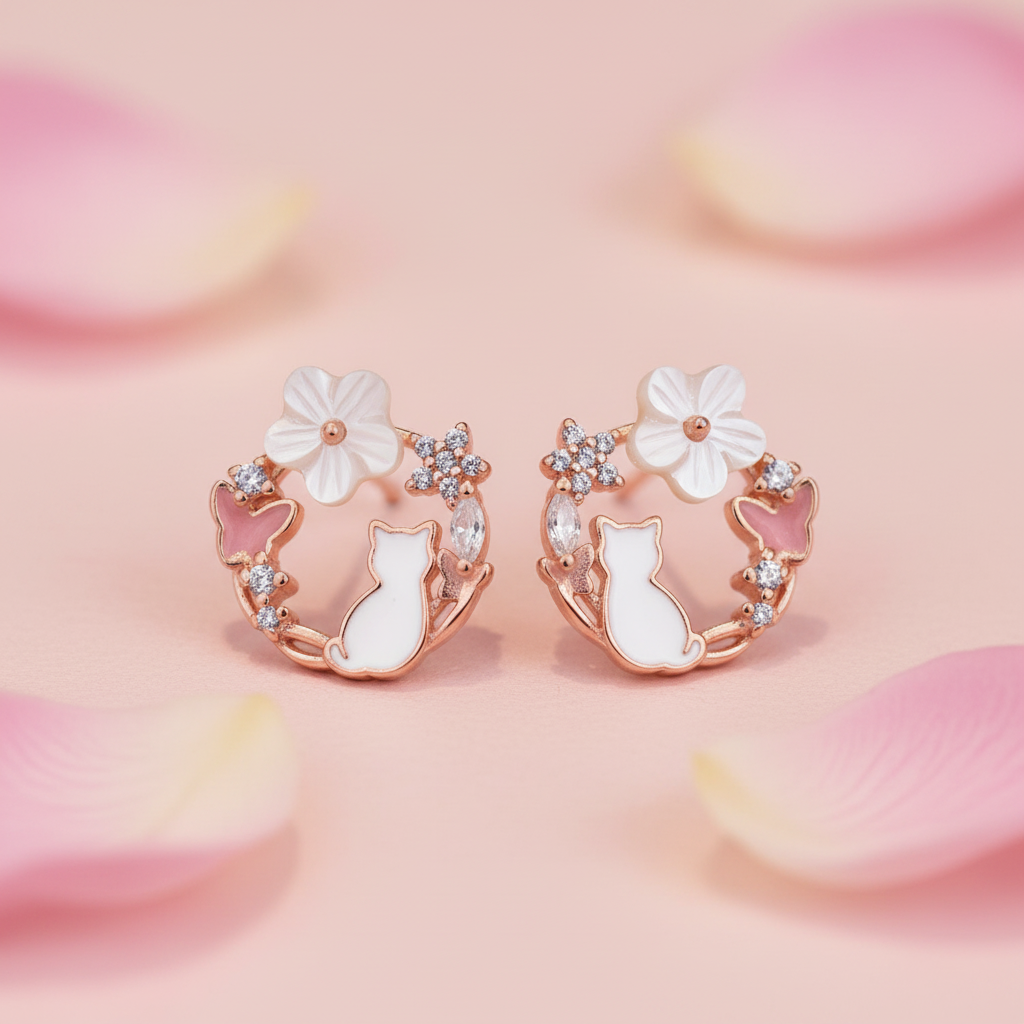The Blossom Kitten Gift Set — Blush Petal