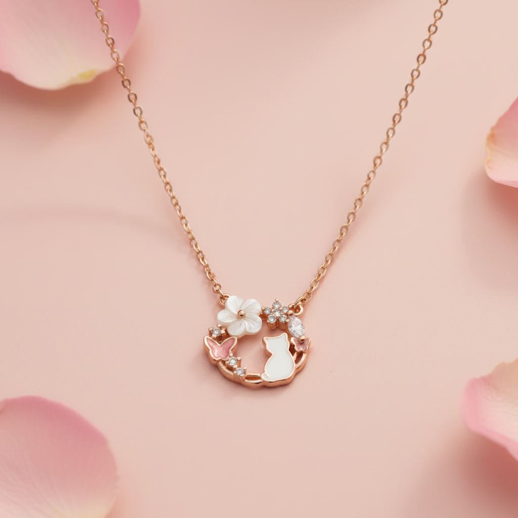 The Blossom Kitten Gift Set — Blush Petal