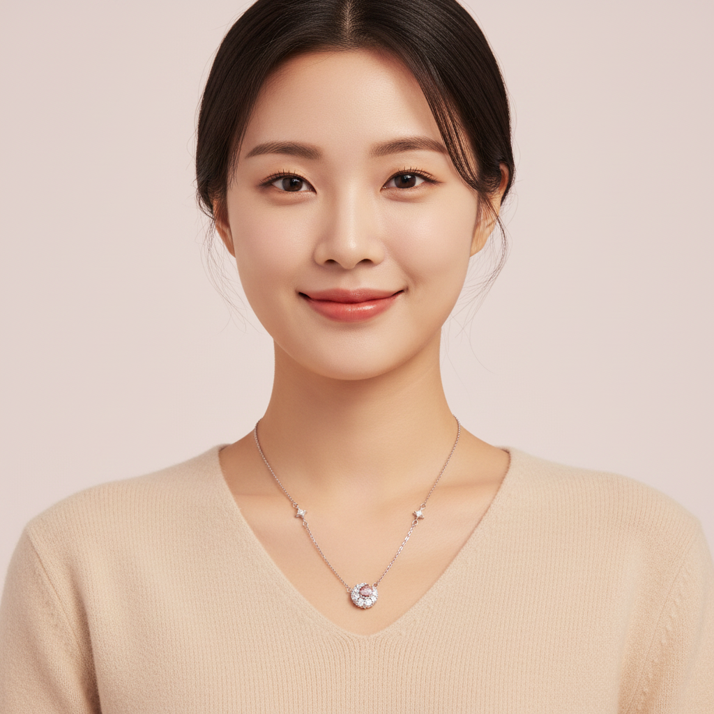 The Blush Moon Necklace
