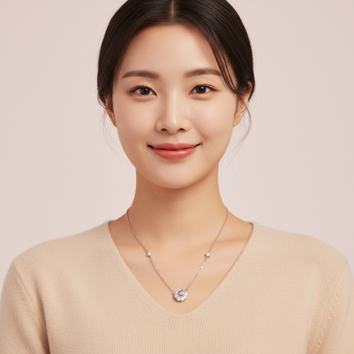 The Blush Moon Necklace