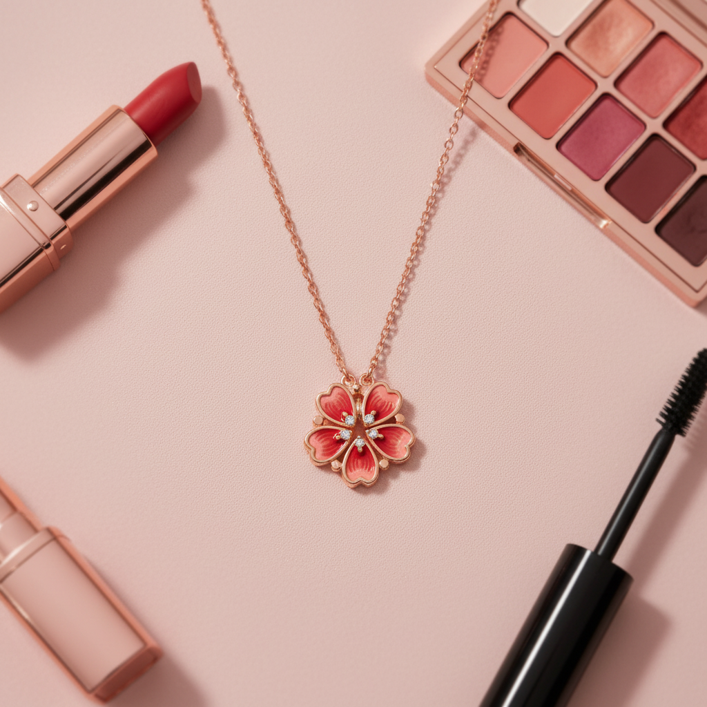 The Peach Blossom Necklace