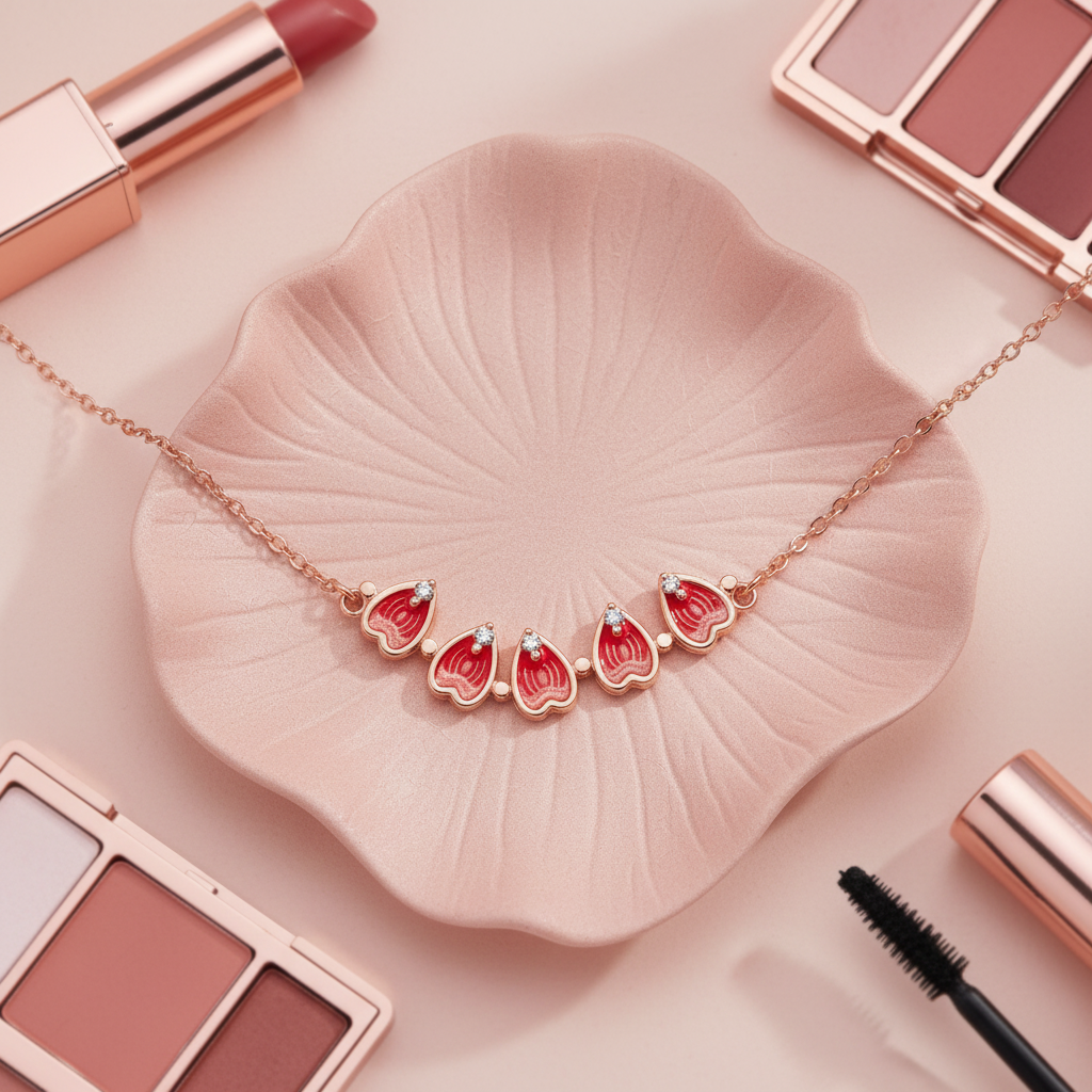 The Peach Blossom Necklace