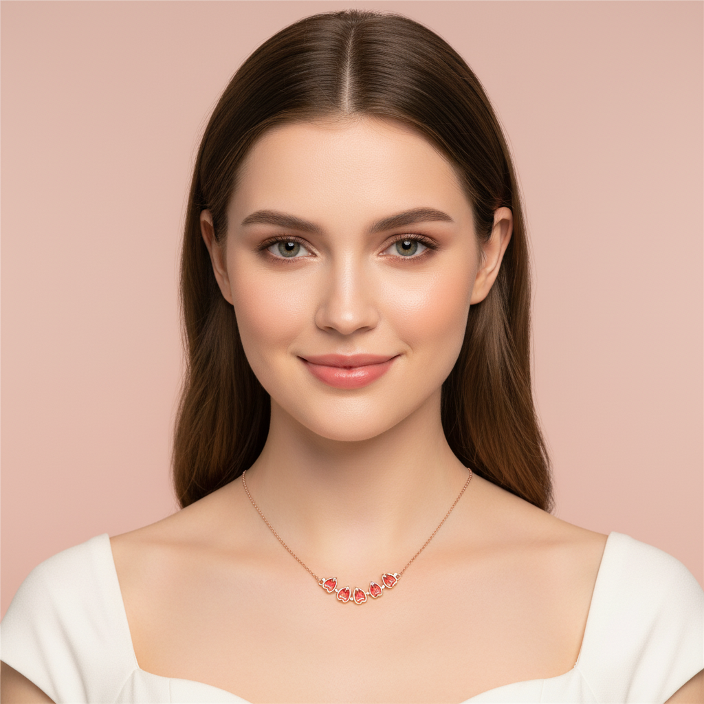 The Peach Blossom Necklace