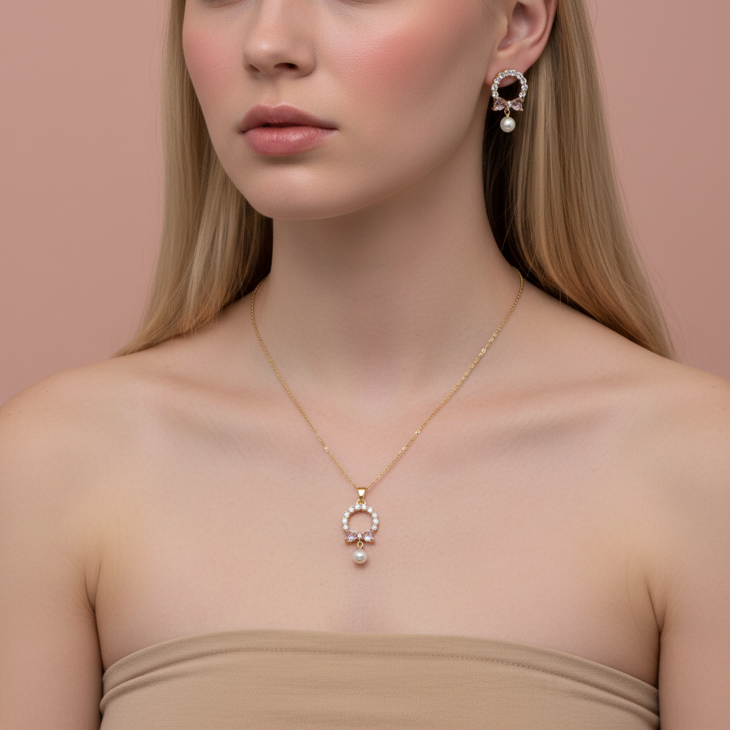 The Circlet Gift Set — Blush Petal