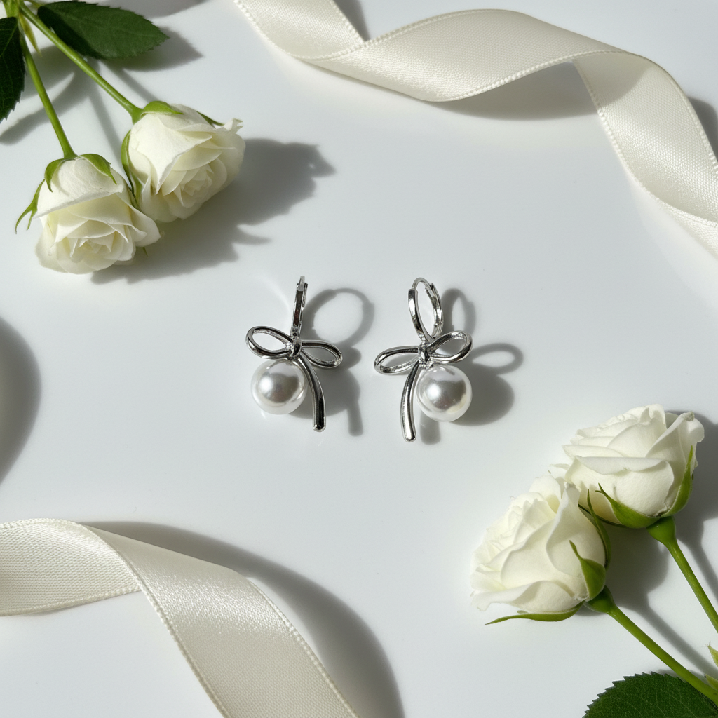 The Ruban Pearl Earrings