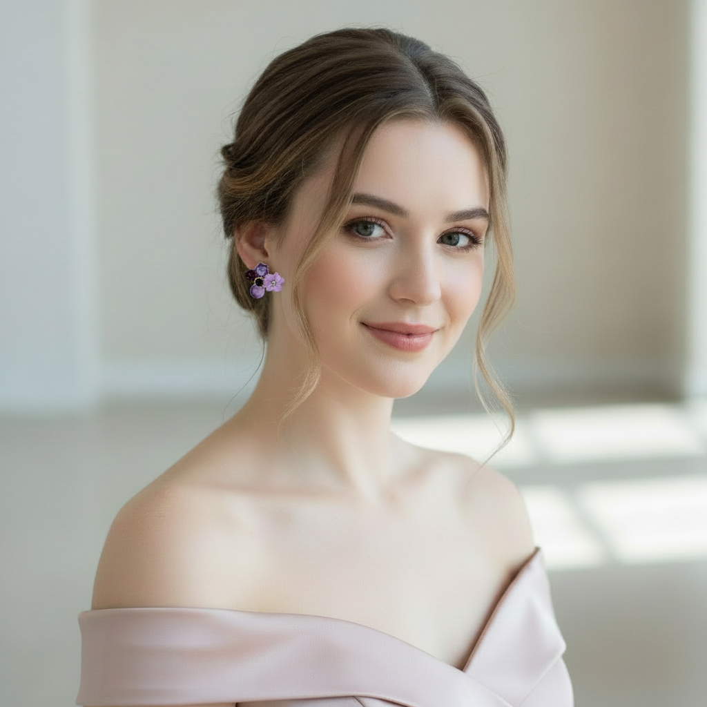 The Violette Earrings