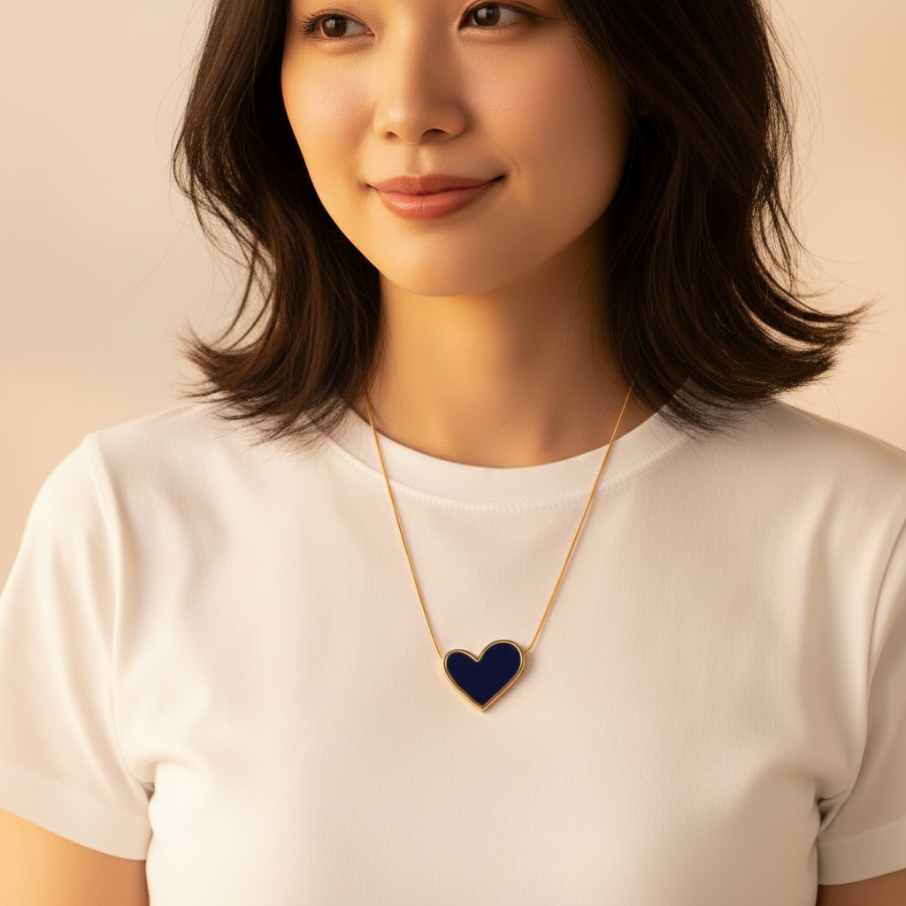 The Midnight Heart Necklace