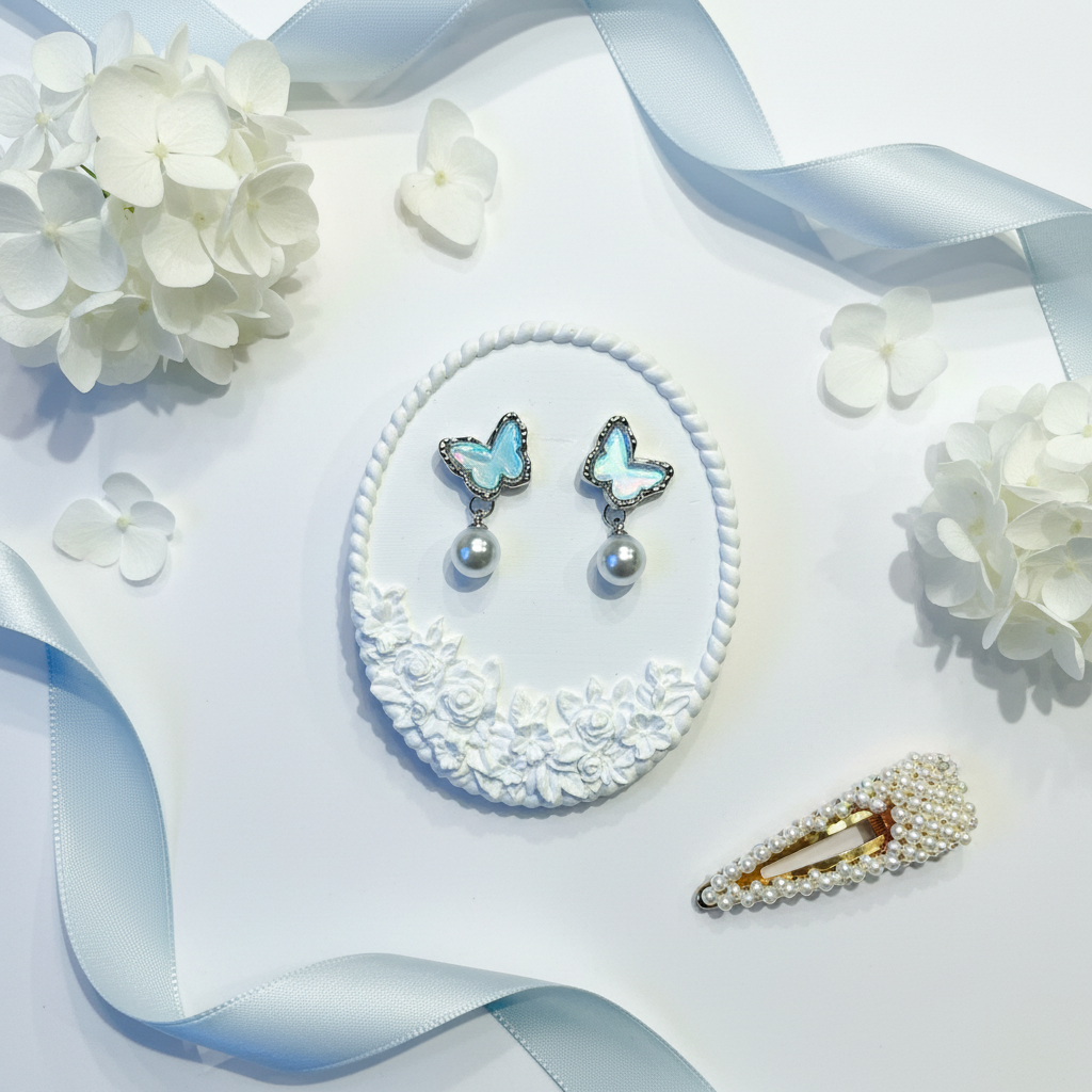 The Moonlit Butterfly Earrings
